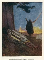 Wotan chiama Loge a guardia di Brunnhilde